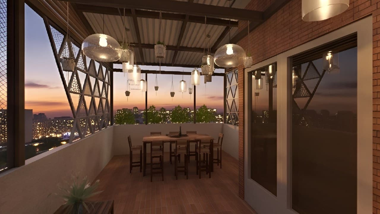 Rooftop buổi tối